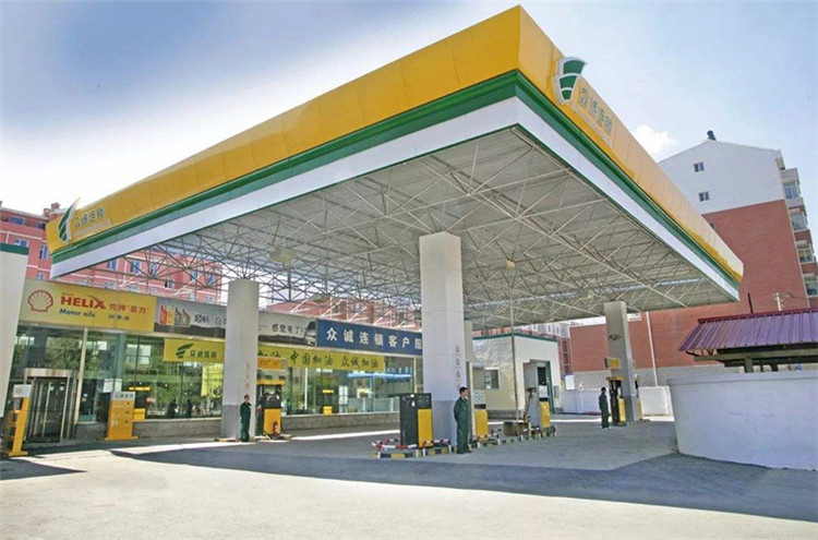 枝江加气站钢结构网架案例7